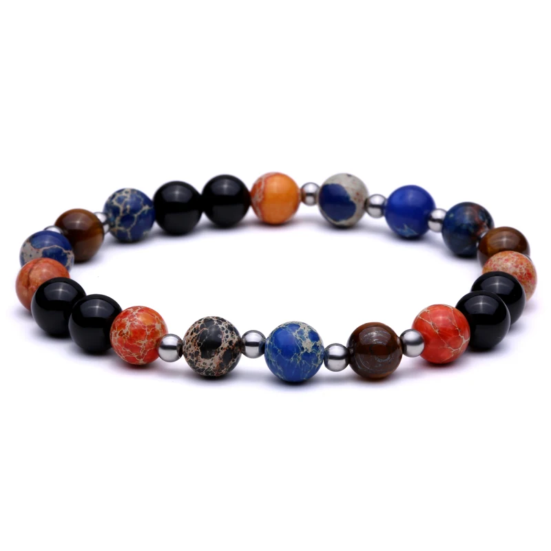 Mcllroy Strand Bracelets With Stones Love Casual Men Jewelry Nature Stone Beads Bracelets & Bangles for Women 2016 Gift