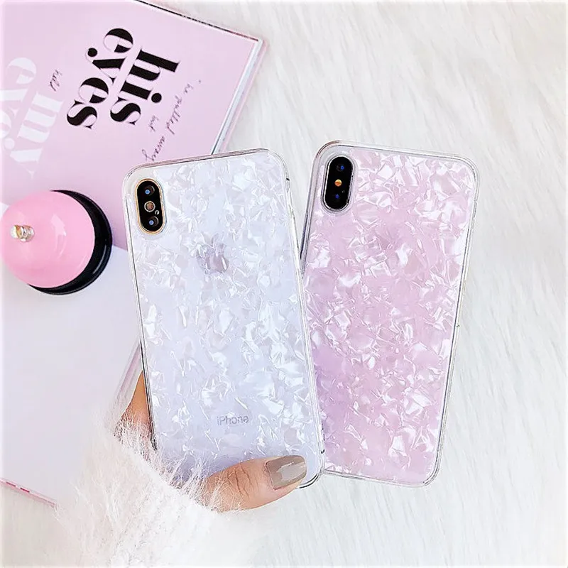 

Glitter Phone Case For huawei P20 P20 pro nova 2s honor 10 P10 mate10 Dream Shell Pattern Cases Soft TPU Silicone Back Cover