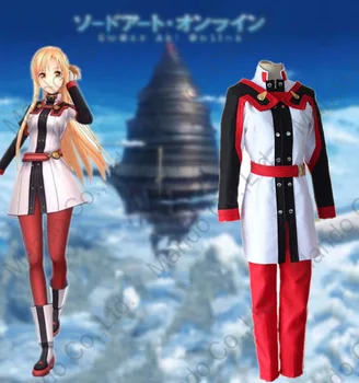 

Anime Sword Art Online - Ordinal Scale Asuna Yuuki Cosplay Costumes Girls Uniform Suit Women Halloween Cosplay outfit