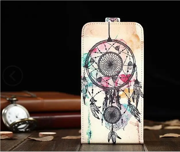 For DEXP A240 AL240 B260 B340 B355 GS150 GS155 BS250 G253 AS260 Cartoon Painting Pu Leather vertical phone bag flip Cover Case - Цвет: 5