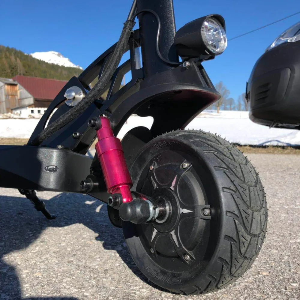 Best 2019 Kaabo Skywalker 8S single drive 8inch solid tire foldable electric scooter with 200x85 tire 13