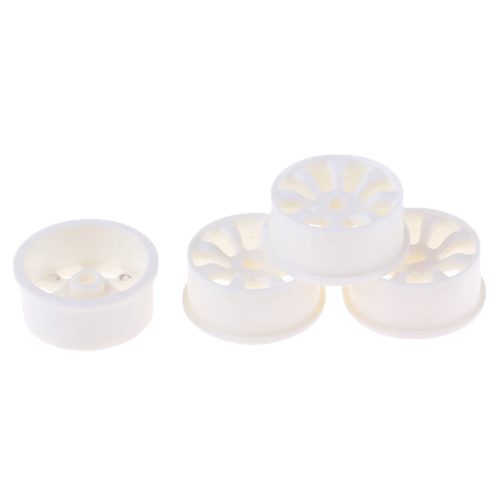 4Pcs Plastic Wheel Rim For RC 1:24 Road Racing Car Accessories