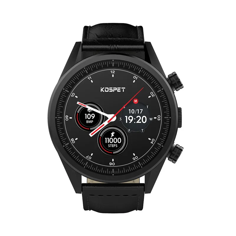 Kospet Hope 3G+32G 4G-LTE Smartwatch Phone 1.39' IP67 WIFI GPS/GLONASS 8.0MP Android 7.1 pk X361 X360 X7 Smart Watch Men Women