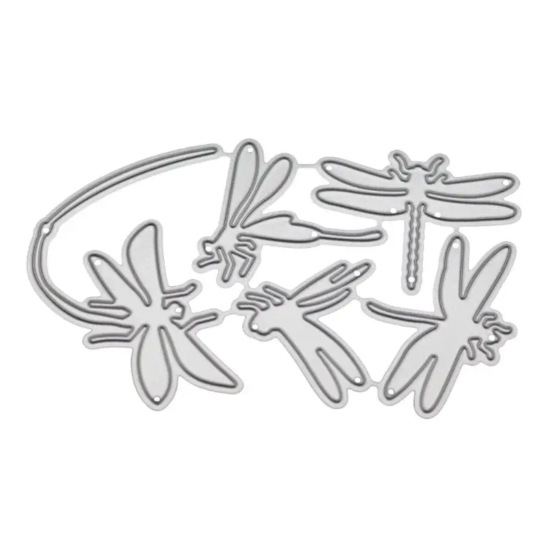 Металлические Вырубные штампы в виде стрекозы фотообои карточки тиснение