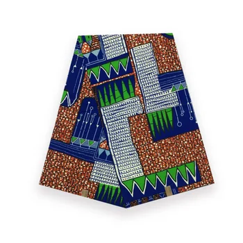 

High quality african real 100% cotton wax 6yard/piece excellent design guaranteed ankara wax african 100% cotton V-L 045
