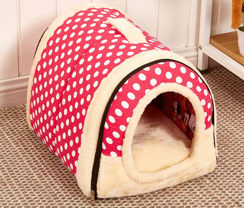 Горячее предложение! собачий дом Питомник Гнездо с ковриком складная кровать для питомца собаки кошка кровать дом для маленьких средних собак дорожная кровать для питомца сумка продукт - Цвет: 5