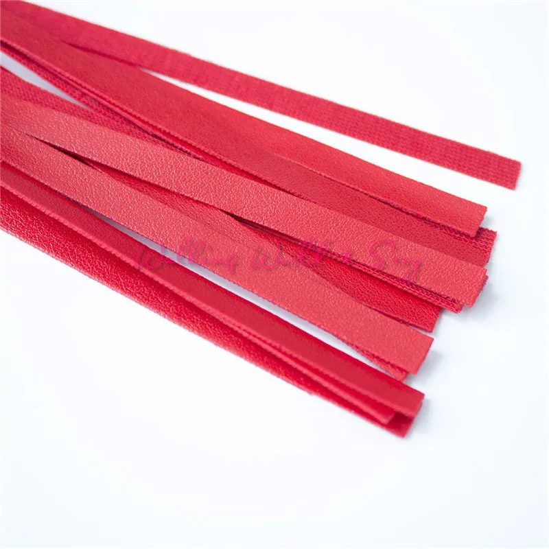 Lovely 45CM Leather Whip Fetish Restraint Bondage Lash Flogger Tails Sexy Toys For Couple Roleplay S M Adult Game Products (7)
