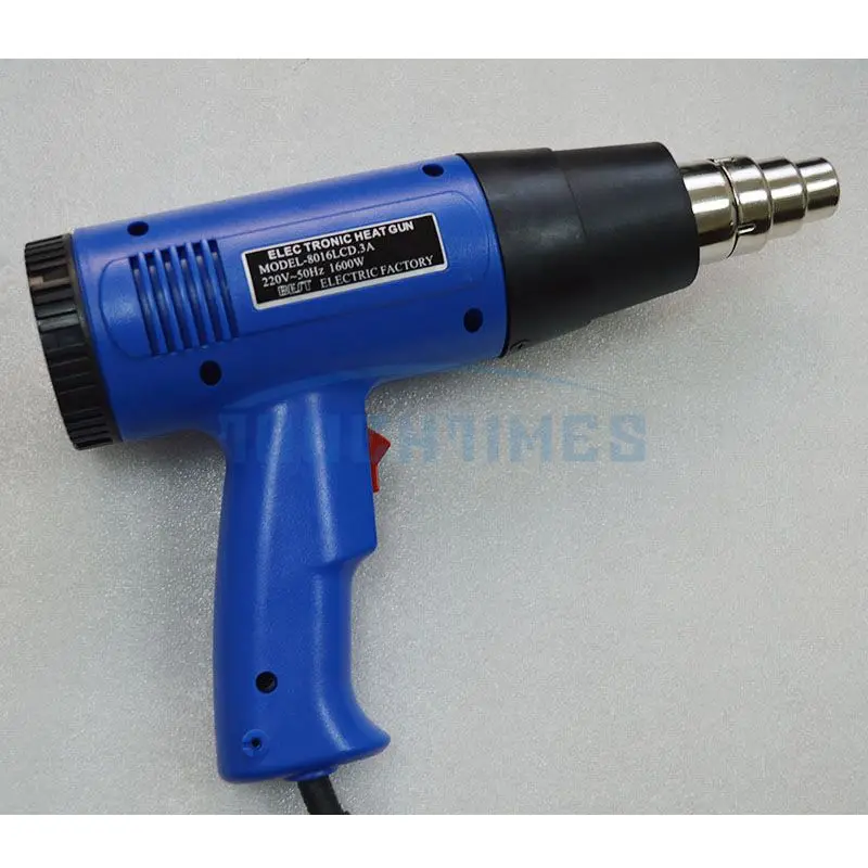 AC220V EU Plug 1600 Вт регулируемый Объём воздуха электрическая термовоздуходувка Многофункциональный ручной пистолет горячего воздуха