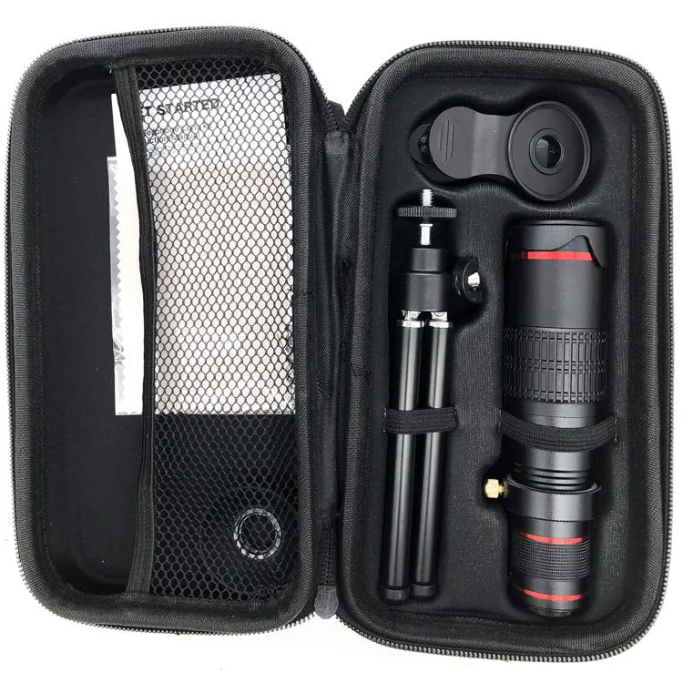 

Hot Sales!! 22X Mobile Phone Telephoto Telescope HD Telescope Objective Lens Eyepiece Dual-tuning Function Mobile Phone Lens