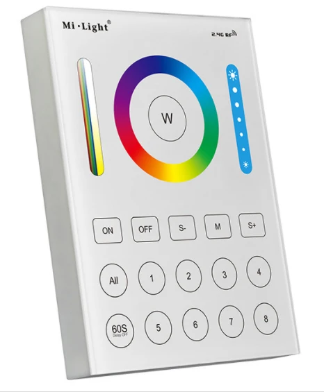 B8 Remote Miboxer 6 Вт 9 Вт 15 Вт RGB+ CCT газон свет IP65 Водонепроницаемый DC24V AC110V 220V Наружное садовое освещение - Испускаемый цвет: B8 Remote