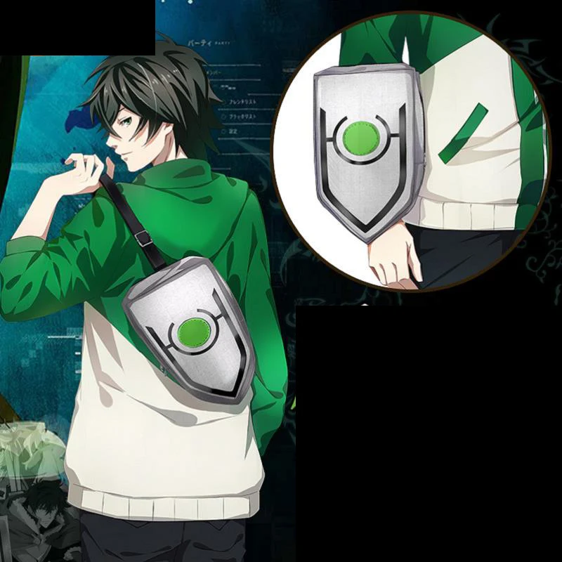 

Anime The Rising of The Shield Hero Costume Naofumi Iwatani Cosplay Shield Backpack Shoulder Bag Chest Bag Crossbody Bag Props