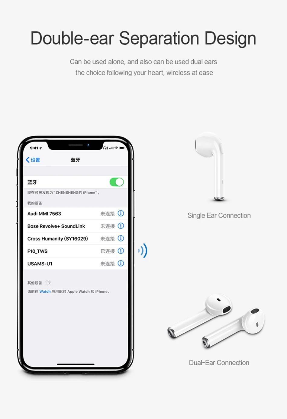 USAMS AirPods US-LC001