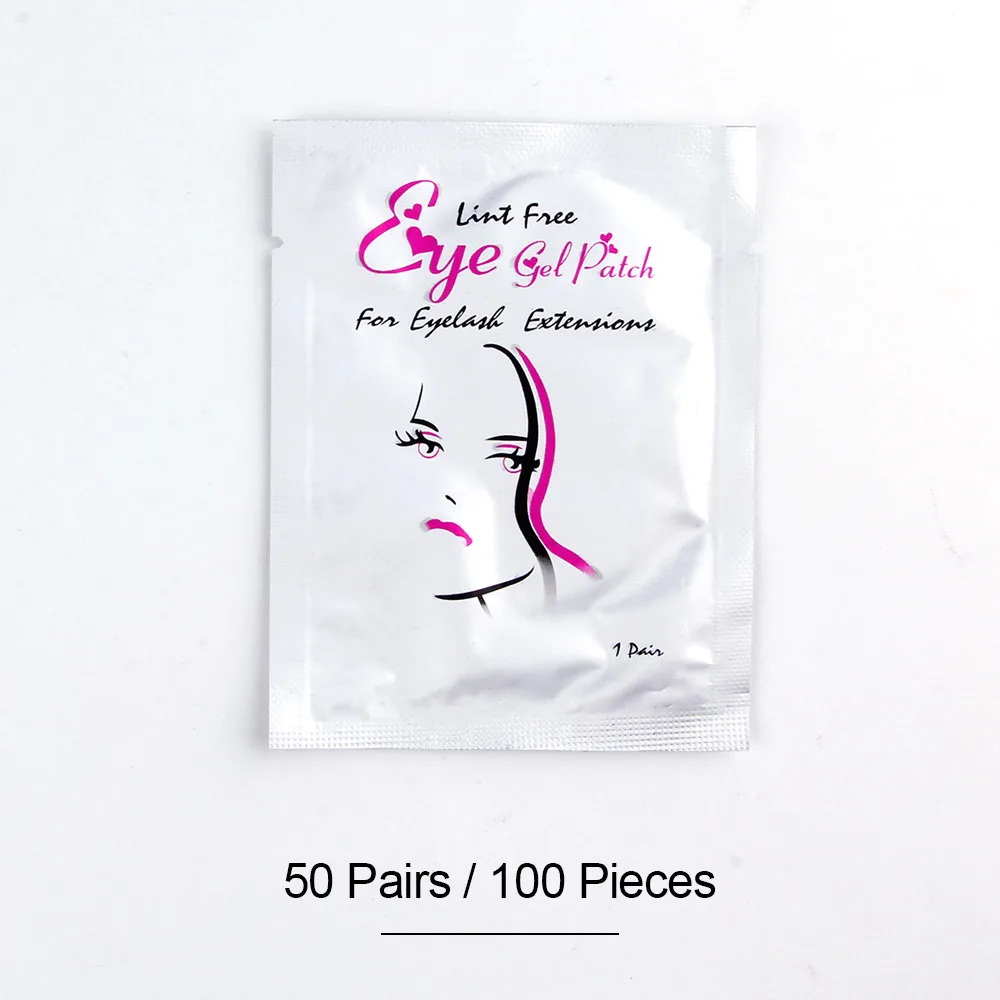 50/250 пар бумажные накладки для наращивания ресниц привитые глаз Стикеры s 7 Цветной ресницы для наращивания кругов под глазами колодки советы Стикеры - Цвет: 50 pairs  girls