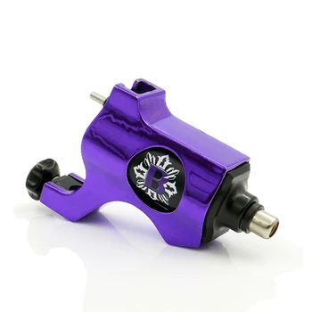 

Professional Purple Color Newest Bishop Style Precision Rotary Tattoo Machine RCA Cord Shader/L Tattoo Supplies Free Shipping