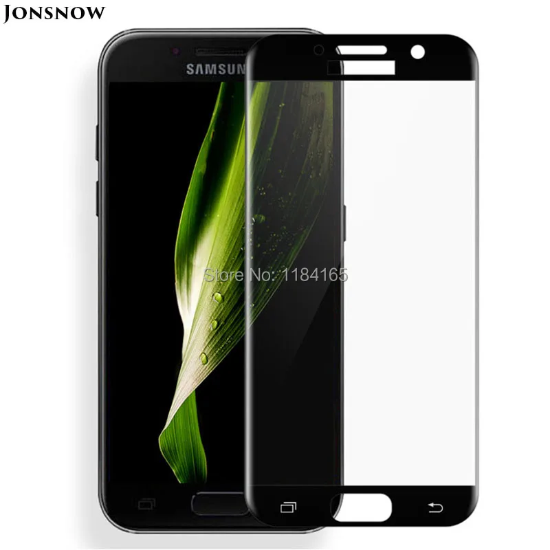 KCLC2832_1_High Quality Full Screen Cover Tempered Glass Screen Protector for Samsung Galaxy A3 2017 A320 4.7 inch