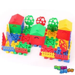 Игрушек! Смешная игрушка красочные пластиковые кубики Детские DIY развивающая