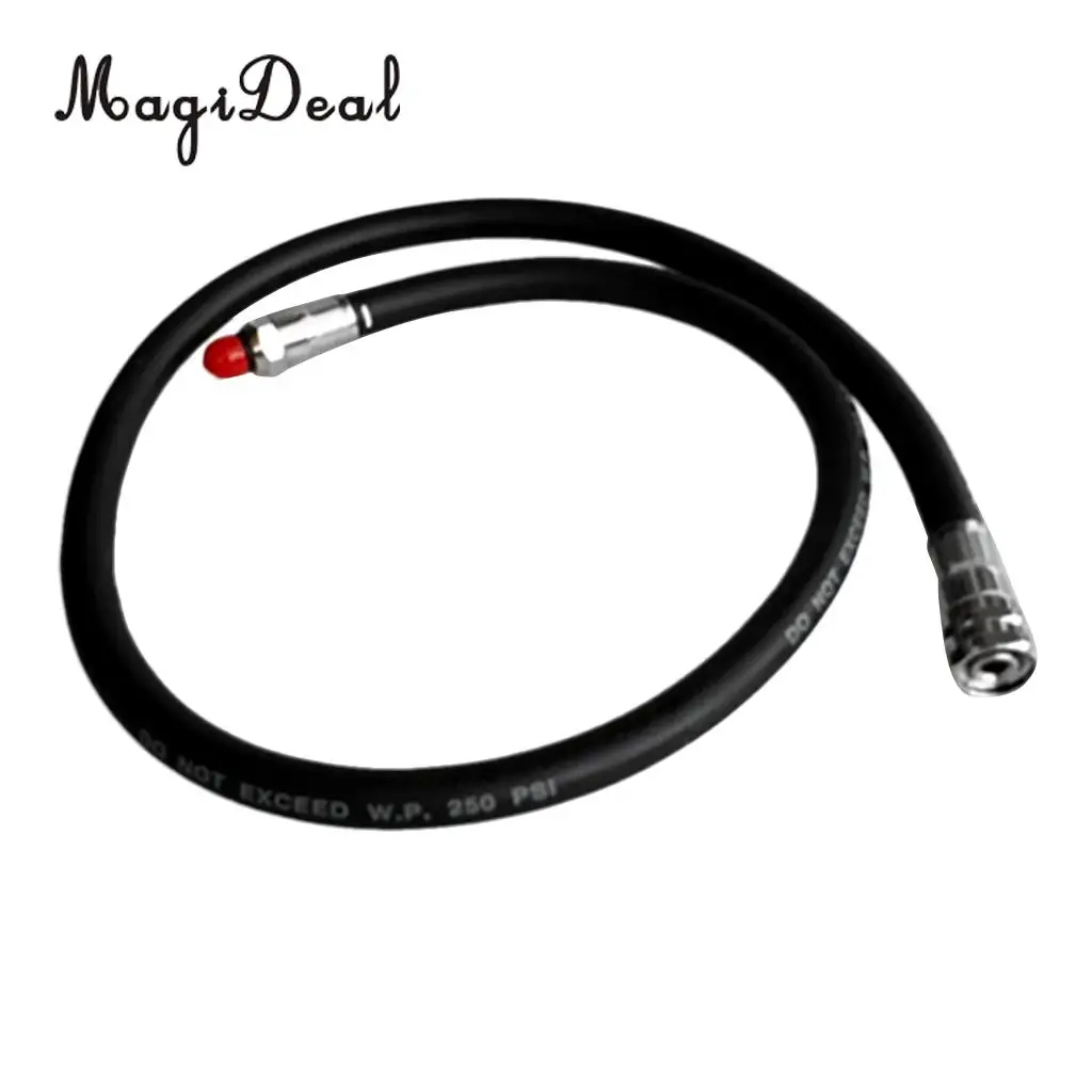 

MagiDeal Durable Rubber 2nd Stage Regulator Octopus Medium Pressure Hose for Scuba Diving Dive Standard BCD