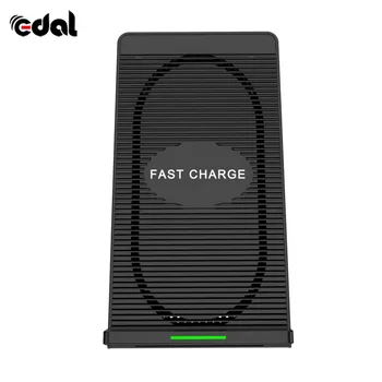 

New Qi Wireless Fast Charger Quick Charging Adapter Stand Rack With Cooling Fan For iPhone 8 X For Samsung S7 NOTE8