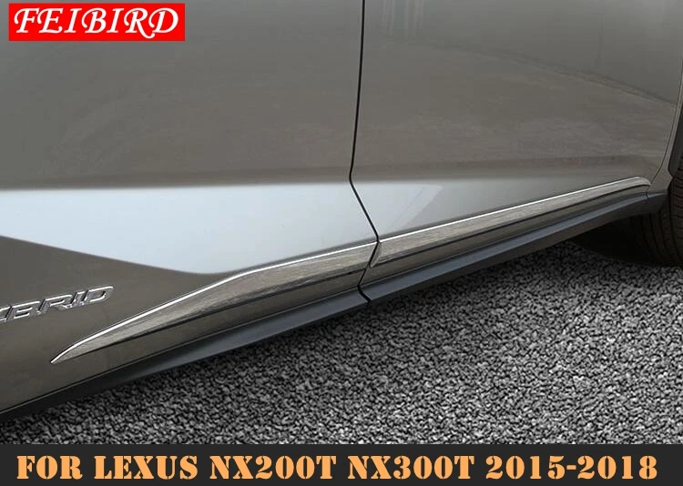 ABS хромированные внешние аксессуары для LEXUS NX NX200T NX300T 2015 2016 2017 2018 Боковая дверь