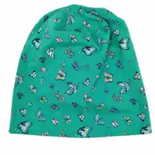 B188023 новые хорошие стрейч хлопок Мода бабочка печати, очаровательные и удобные шапочки шляпа