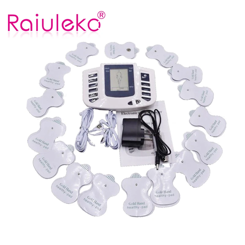 NEW!Health Care Electrical Muscle Body Stimulator Massageador Tens Acupuncture Therapy Machine Slimming Body Massager 16pcs pads NEW!Health Care Electrical Muscle Body Stimulator Massageador Tens Acupuncture Therapy Machine Slimming Body Massager 16pcs pads