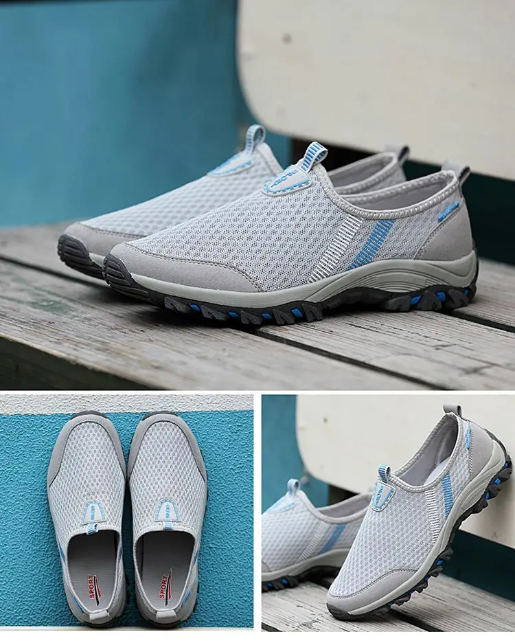 Mans footwear vulcanized shoes men sneakers new slip-on breathable mesh men shoes comfortable man shoes zapatos de hombre