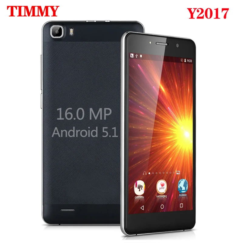 Тимми оригинальный y2017 5.5 дюймов экран мобильного телефона 16mp камеры MTK6580 4 ядра Dual