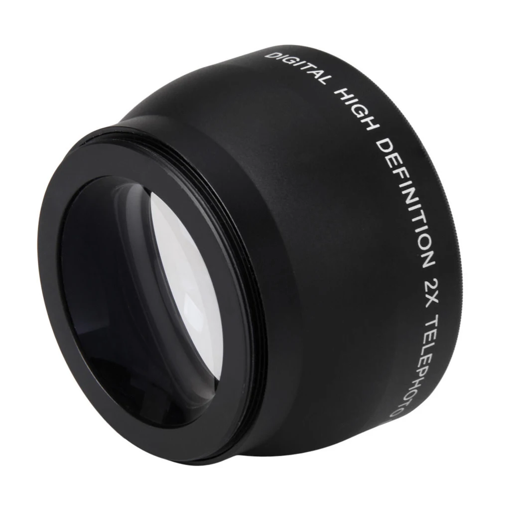 AAAE топ 52 мм 2X Увеличение телеобъектив для Nikon AF S 18 55 200 объектив камеры|Объективы