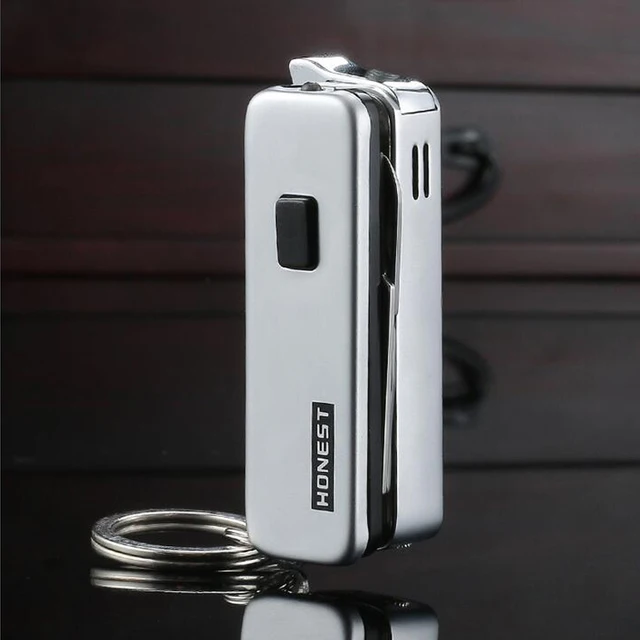 Hot ! Creative Multifunction Portbale Windproof Cigarette Butane Gas