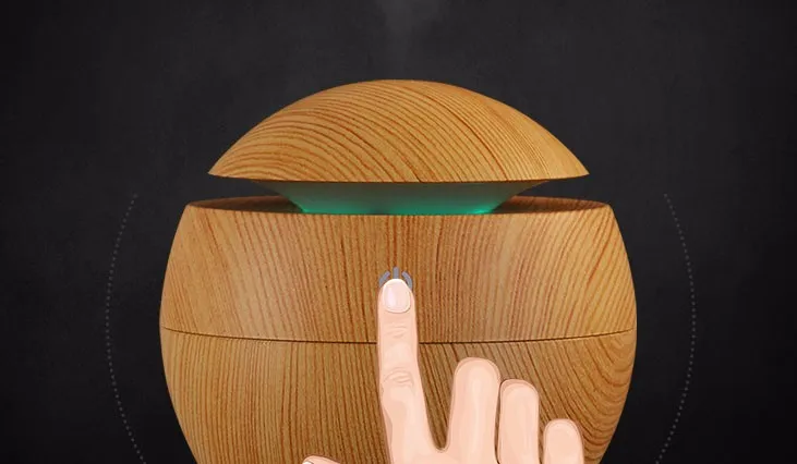 Retail And Wholesale Mini Wooden Color Electric Ultrasonic Humidifier Essential Oil Diffuser Aroma Lamp Aromatherapy Ultrasonic Humidifier Essential Oil Diffuseroil Diffuser Aliexpress