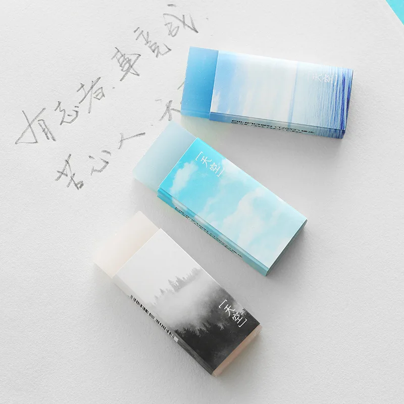 

1 PC Rubber Eraser Cute Sky Rubber Erasers School Office Supply Pupil Prize Stationery Gift Cute Eraser