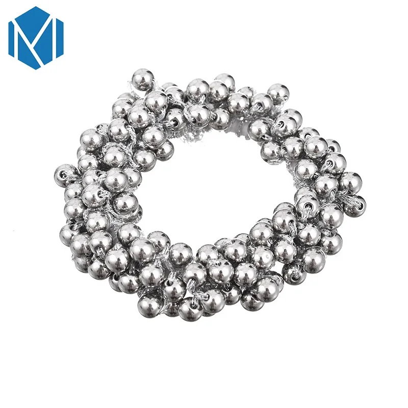 Ball head ring D1 Резинки для волос с жемчугом и бусинами, резинки для волос для женщин, резинки для волос, резинки для волос, резинки для конского хвоста, резиновые аксессуары для волос - Цвет: Ball head ring D1