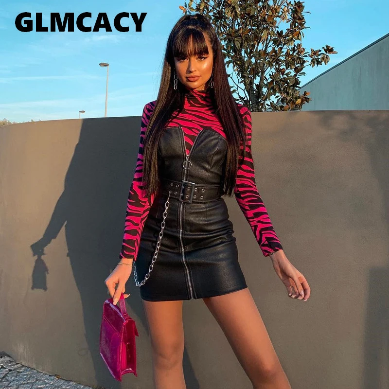 

Women Sexy Zebra Print Bodysuit Bodycon Turtleneck Slim Bodysuits Long Sleeve Short Jumpsuits Romper One piece Female Rompers