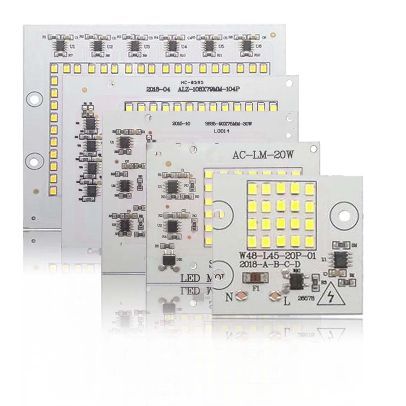 Светодиодный чип COB 100 Вт 50 30 20 10 умный IC не нужен драйвер SMD светильник бусины для
