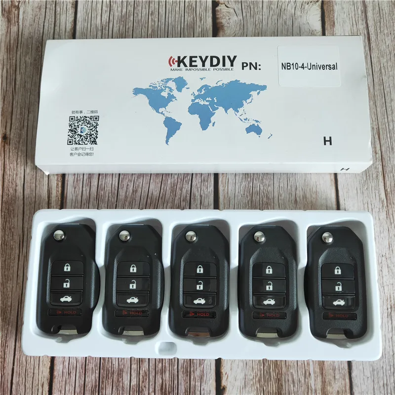 

5PCS/Lot,NB10-4 universal 4 button NB series remote control for KD900 URG200 KD200 make new remote with Multi-functional chip
