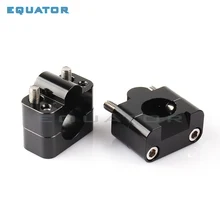 CNC алюминиевая мотоциклетная ручка для велосипеда, крепление на руль, адаптер для крепления на руль, зажим 7/" до 1 1/8 22 мм до 28 мм