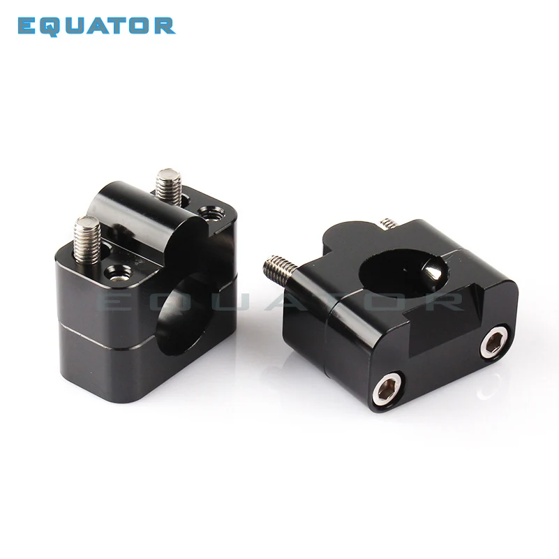 CNC Aluminum Motorcycle Dirt Bike Handle Bar Mount Fat Bar Adapter
