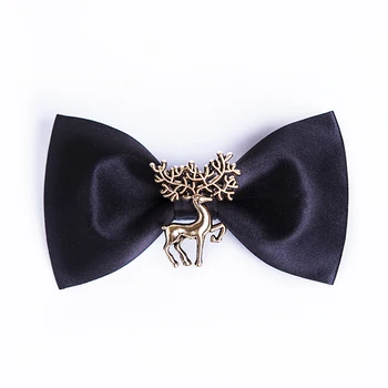 

Creative Men ties Metal Elk Hand Tie Business Wedding Groom bow tie Butterfly gifts for men neck tie Men's suits accessories