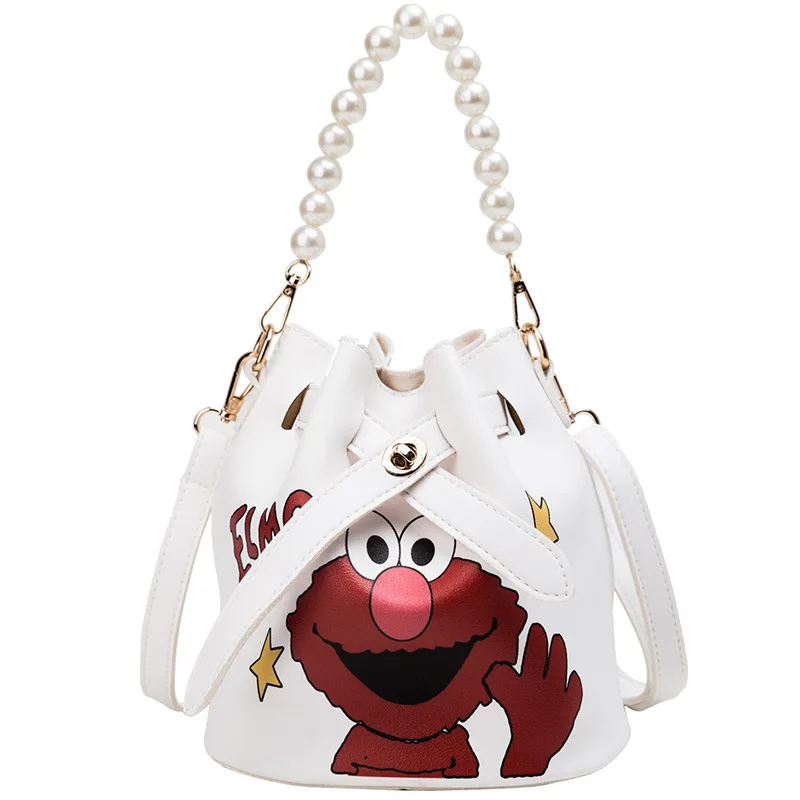 2019 com postie bucket with cartoon or letter decoration pearl handle