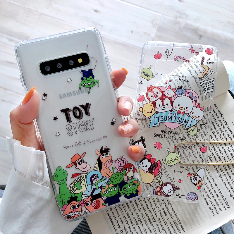 Чехол-подушка безопасности Sam S10 plus с монстрами для Samsung galaxy note9 A8S A7 A9 2019 C9 pro милый