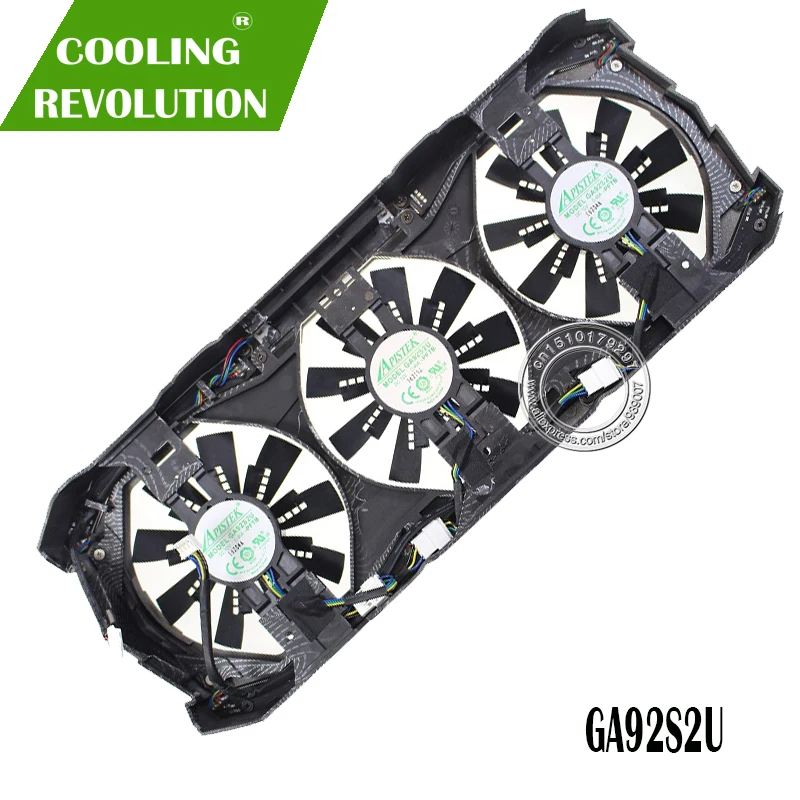 DC12V 4PIN GPU VGA Видеокарта gtx 1080 Fan GA92S2U для ZOTAC GTX1080 eth mining Video card