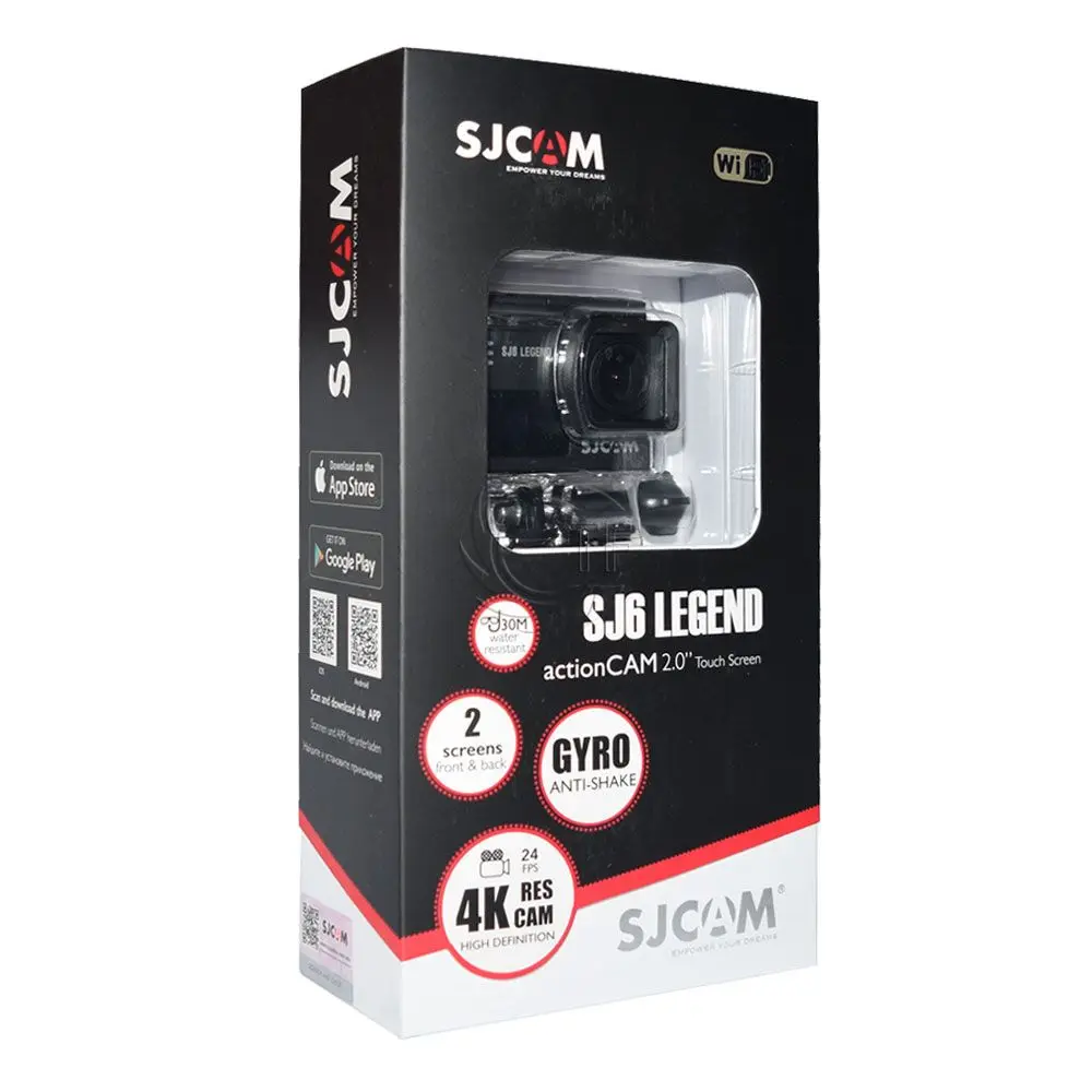 Оригинальный SJCAM SJ6 Legend 4 K Wifi Ultra HD шлем Спортивная DV камера 2 0 &quotсенсорный экран