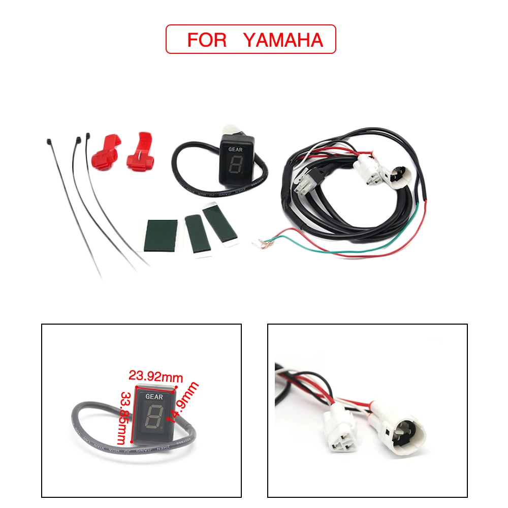 ZS Racing Ecu Plug Mount 6 Скоростной дисплей индикатор уровня 1 подходит для Yamaha Honda Kawasaki Suzuki