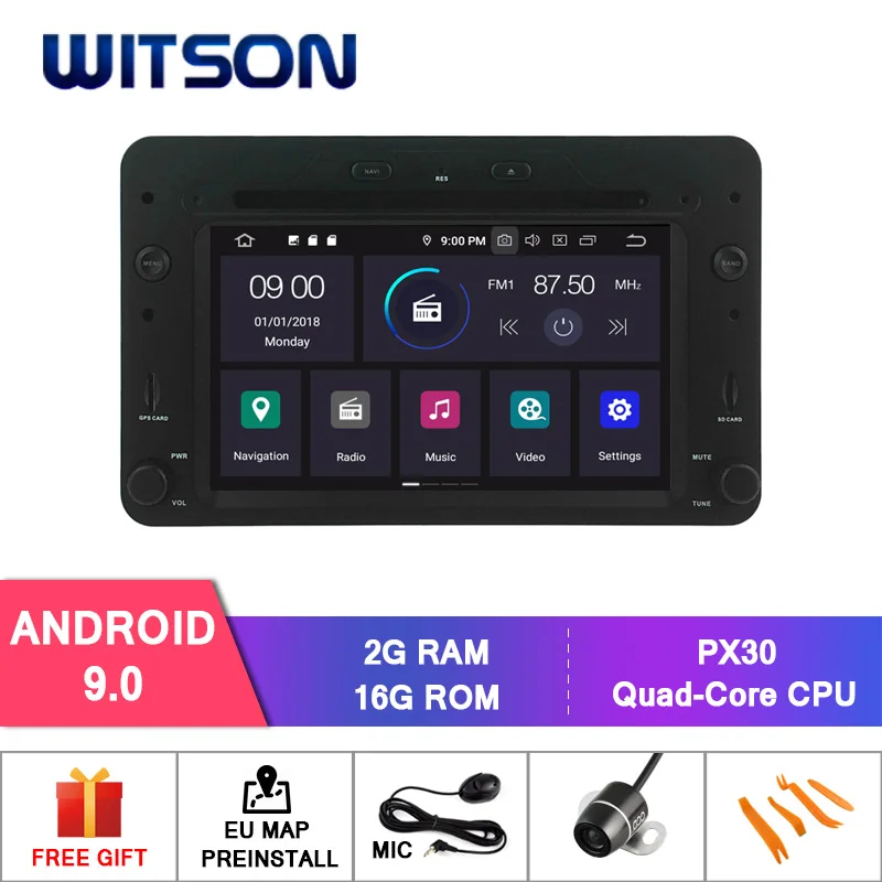 Cheap WITSON Android 9.0 car dvd gps for Alfa Romeo 4GB RAM +32GB Flash car audio gps dvd car radio car gps dvd player 1 Cheap WITSON Android 9.0 car dvd gps for Alfa Romeo 4GB RAM +32GB Flash car audio gps dvd car radio car gps dvd player 1