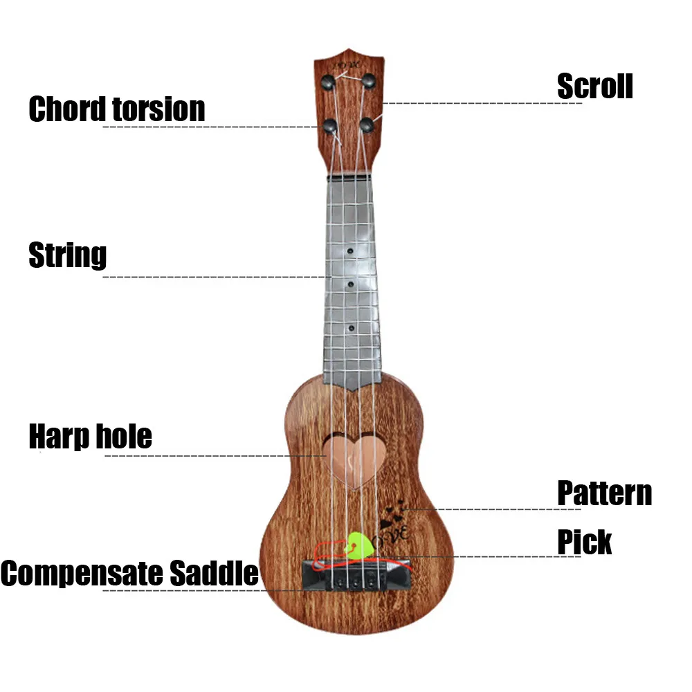 musical instruments children Beginner Classical Ukulele Guitar Educational Musical Instrument Toy baby toys with music#A30 - Image 4