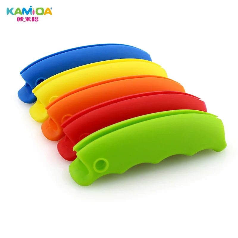 

3 Pcs Silicone Shopping Extractor Silicone Handheld Soft Gloves Creative Commodity Effortless Bag Bucket Pickle Preventer Handle