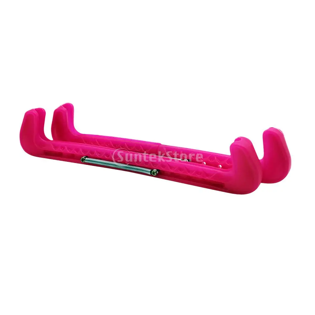 1 Pair Plastic Ice Hockey Figure Skate Walking Blade Guard Protective Cover - Choice of Colors