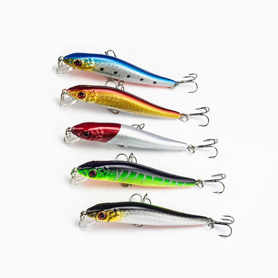 5 قطعة/الوحدة البلمة Crankbait الطعم الثابت 8 # السنانير السحر 5.5 جرام 8 سنتيمتر المتذبذب بطيئة العائمة Jerkbait الصيد إغراء مجموعة 5 قطعة/الوحدة البلمة Crankbait الطعم الثابت 8 # السنانير السحر 5.5 جرام 8 سنتيمتر المتذبذب بطيئة العائمة Jerkbait الصيد إغراء مجموعة