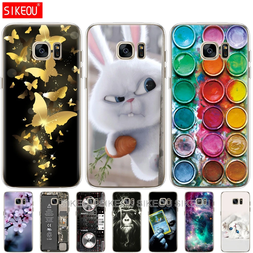 

For Samsung Galaxy S7 egde case Cover for Samsung Galaxy S5 S6 edge Case for Samsung S7 S6 G920F S5 i9600 Cover Silicon Fundas