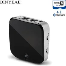 Binyeae Bluetooth 4.1 Aptx low latency CSR8670 Music Transmitter Receiver mini A2DP Wireless home stereo audio TV Adapter